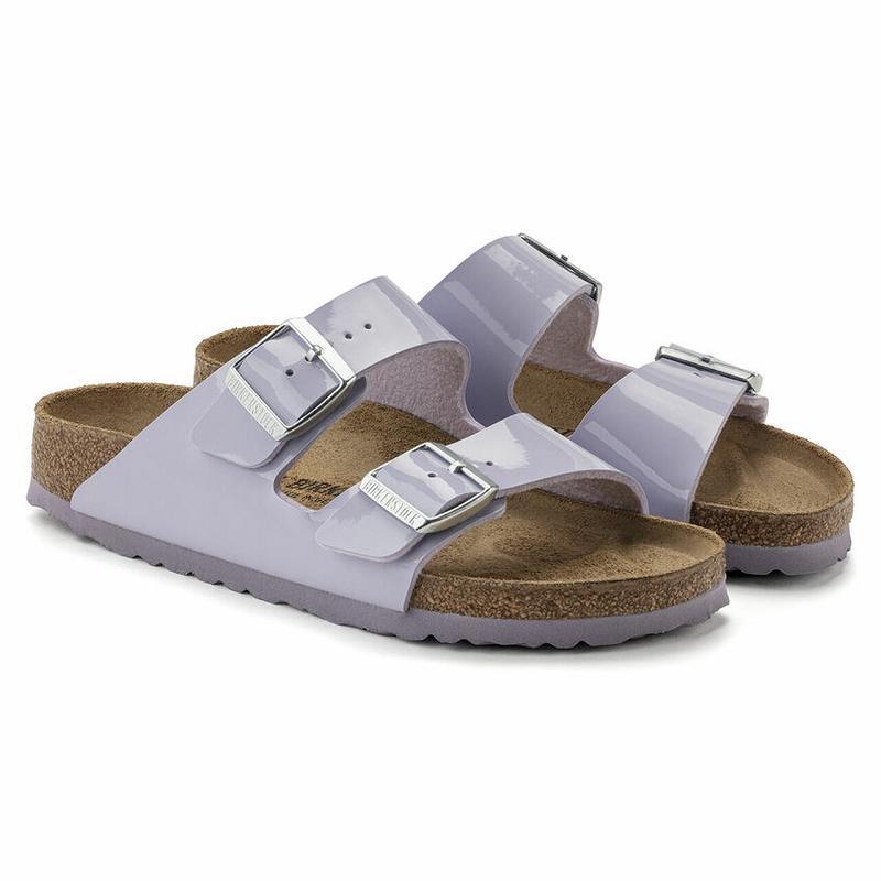 Arizona Birkenstock Lakovane Birko Flor Damske Nachový | SK 48JPQ